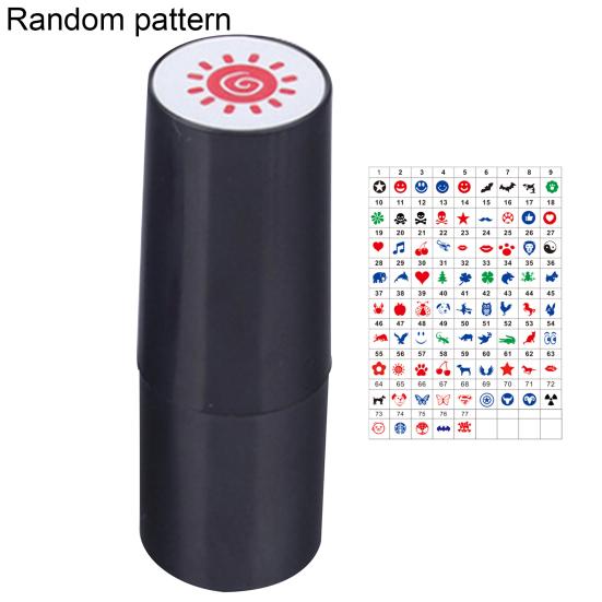 

Plastic Golf Stamp Long Lasting Quick Drying Random Pattern Ball Stamper Golf Equipment червоний