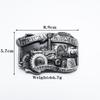 Personalized American Farmer Agricultural Tractor Zinc Alloy Belt Buckle