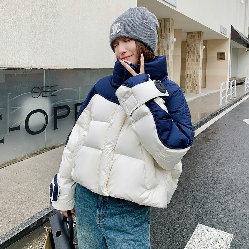 New Down Cotton Clothes Women's Winter Short Loose Thickened Cotton Clothes Trendy Bread Clothes Casual Jacket