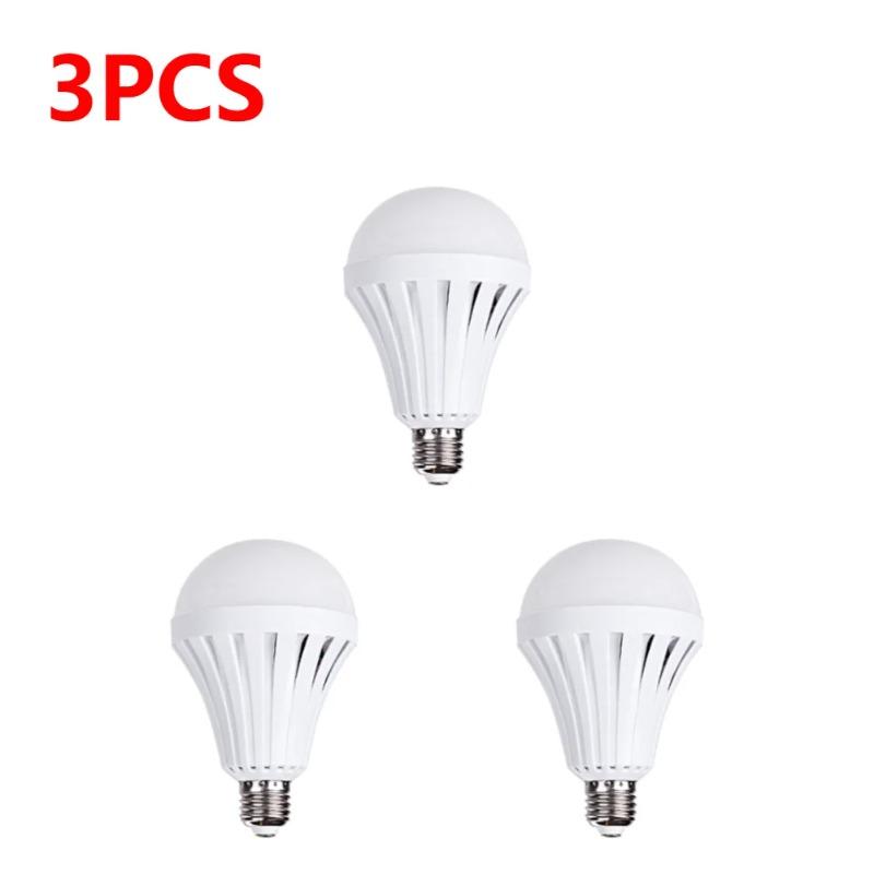 

1/3/5 шт. Светодиодная лампа E27 для аварийного освещения, сенсорный свет, лампочки 7 Вт, перезаряжаемая, высокой яркости, энергосберегающая, аварийные фонари 5/7/9/12/15 Вт 15W-3PCS