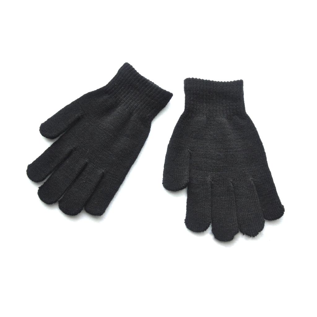 12-15J Neue Warme Winterhandschuhe für Männer Frauen Schüler Einfarbige Gestrickte Fäustlinge Outdoor Sport Radfahren Skifahren Wärmere Handschuhe