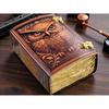 Owl Leather Grimoire | Witchcraft Spell Book, Handmade