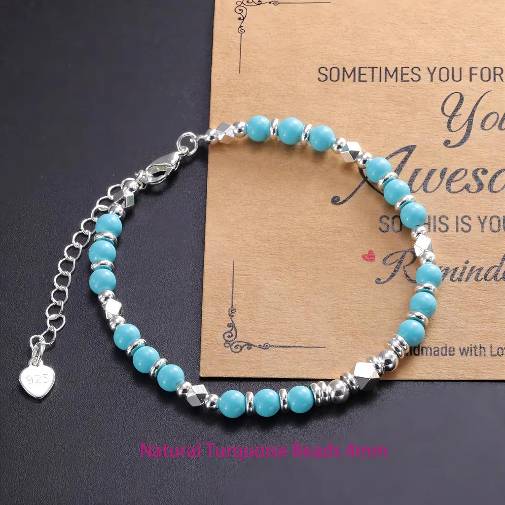 PANJBJ 925 Sterling Silver Red Agate Bead Bracelet for Women Fish Shape Retro Bead Design Versatile Jewelry Gifts Dropshipping