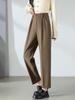 Costume Pantalon Harem Taille Haute pour Femme - Pantalon Cigarette Droit Décontracté Printemps/Été