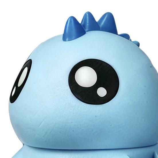 Dinosaur Egg Cup with Removable Lid & Spoon Slot Plastic Egg Holder for Breakfast Party Decor Cute 3D Printed Novelty Kitchen Gadget