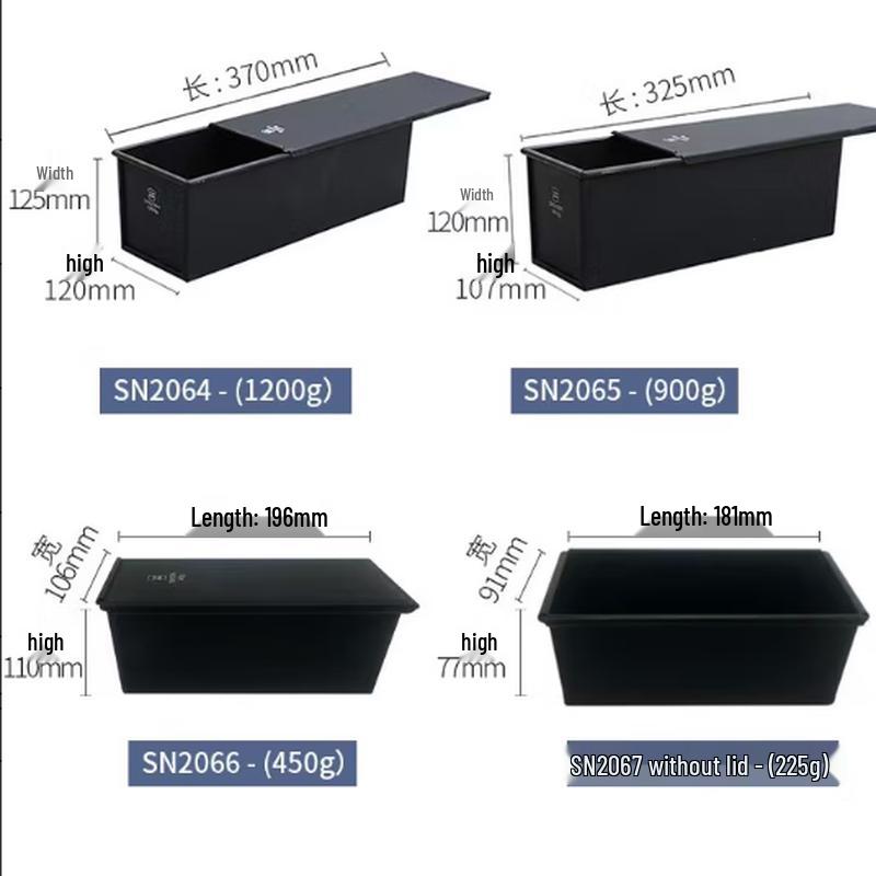 Sanneng Low-Sugar Healthy Toast Box, 1200ml