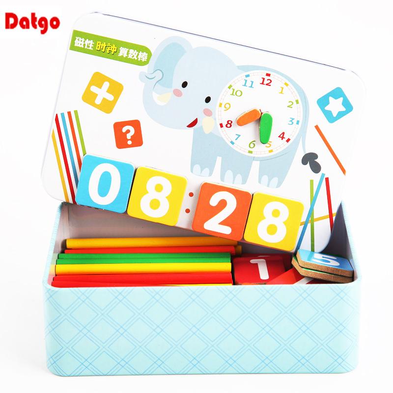 New Puzzles Wooden Magnetic Digital Counting Stick Educational Toys for Children Baby Mathematics Arithmetic Early Learning Toy