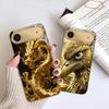 Golden Eagle Head For IPhone 17Pro Max 16 17 Pro 15 P ro 14 13 Plus 12 Mini 11Pro Max XR 16E 17 Air Golden glass phone case