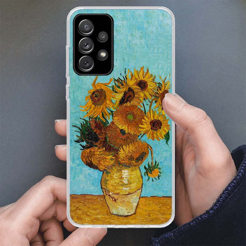 

Чехол для телефона с картиной маслом Ван Гога для Samsung Galaxy M12 M21 M30S M31 M32 M51 M52 Note 8 9 10 20 J4 J6 Plus J8 Мягкий силикон Samsung Note 9