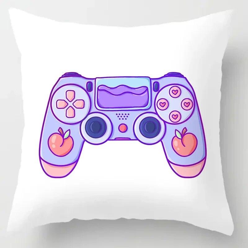 Home Decor TV Game Fan Style Square Pillowcase Cushion Cover Anime New Design Gamer Grip Printed  45x45 Gift for Kids