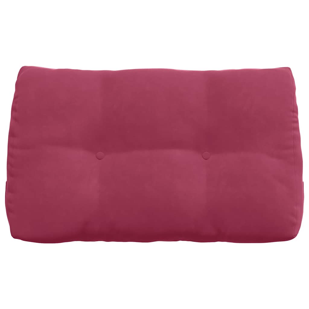 Back Cushion Burgundy Red 80 x 24 x 50 cm Velvet