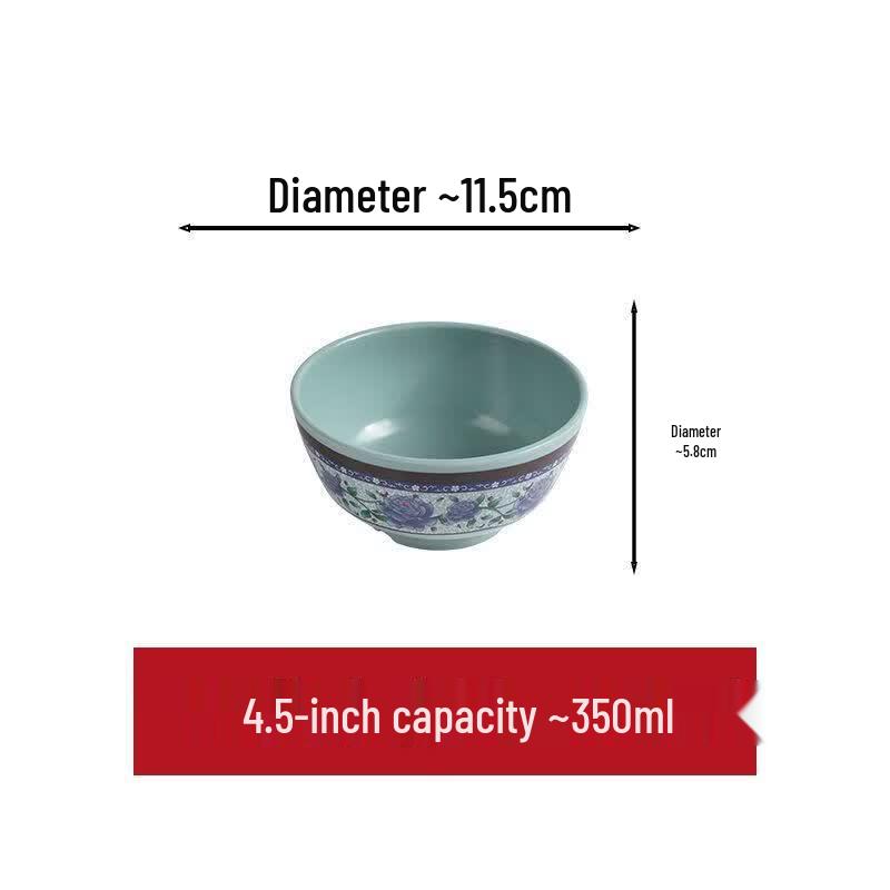 Dairuien Melamine Noodle Bowl 10-pack