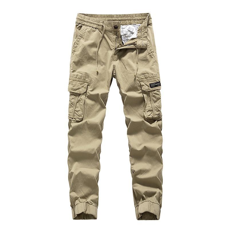 

Overalls Men s Summer Straight Loose Pants Men s High Street Retro Trendy Brand Trousers High-end Men s Clothing 40 хакі