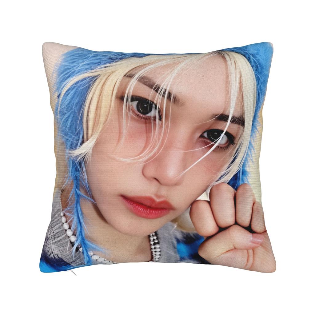 Korean Boy Felix Pillow Case Vintage Pillow Cover Comfy Pillowcases For Chair Sofa Home Decor