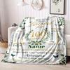 Happy 100Th Birthday Customize Your Name Blanket Warm Comfortable And Soft Blankets Are Suitable For Home Lunch Break Blanket Office Sofa Sofa Gift To