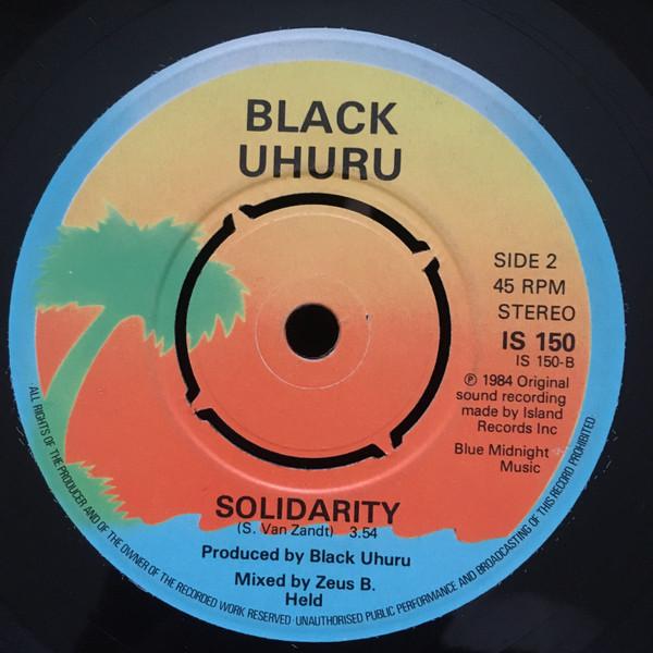 

7inch Record BLACK UHURU What Is Life IS150 Island Records 1984 UK Reggae Ska Dub Used