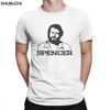 T-Shirts Rundhals Oberteile Baumwolle Sommer Unisex T-Shirt Bud Spencer Vintage Kurzarm Terence Hill T-Shirt Pl Oberteile Sbz8113