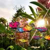 50/100Pcs 3D Butterfly Stakes Waterproof Multi-color Fake Butterfly Garden Artificial Pole Butterfly Ornaments Outdoor Decor