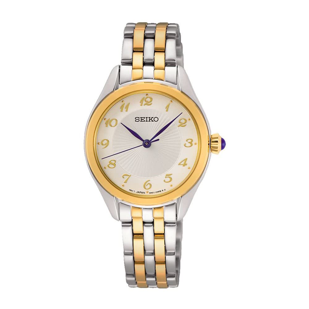 Seiko Quartz Watch SUR380P1 Silver and Gold Women's [Used]