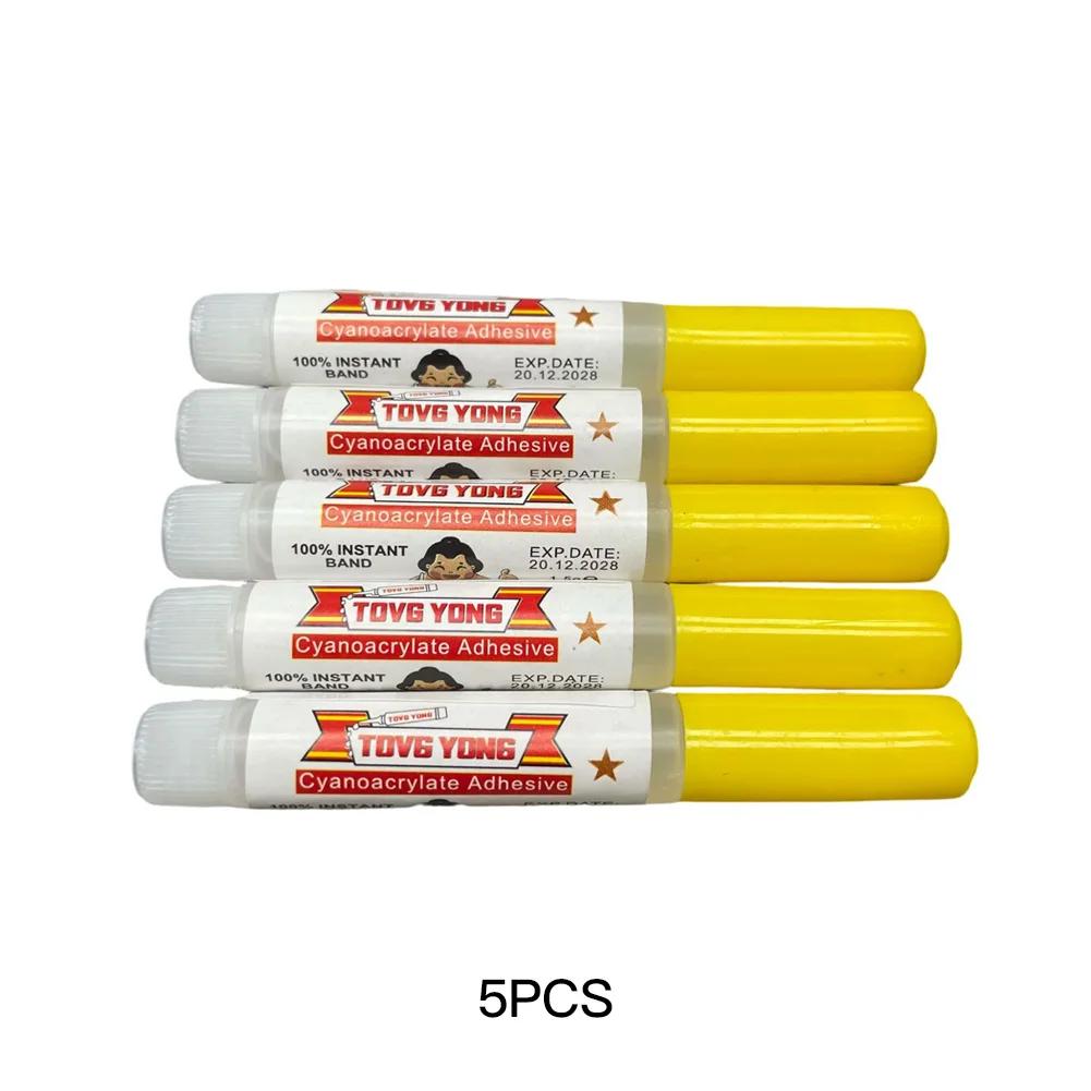 Billiard Cue Tip Replacement Fixing Glue Multi-Purpose Strong Quick Drying Glue For Nail Metal Fixing Billiard Supplies жёлтый