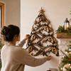 2D Flat Christmas Wall Decor, Holiday Wall for Indoor Home Decoration