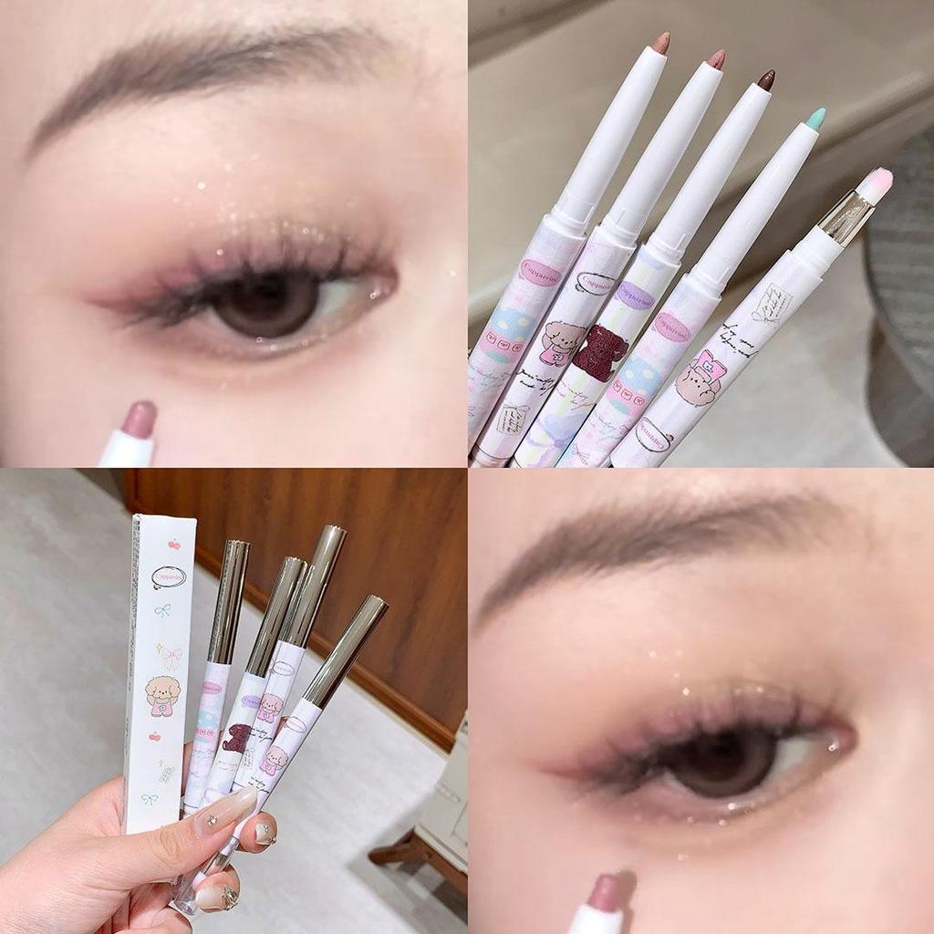 Cappuvini Pet Party Smudge-Proof Double-Ended Eyeliner Gel Pencil - Natural Shimmer & Beginner-Friendly
