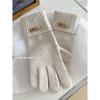 Fashionable and Tactile Five Finger Gloves for Women  Warm In Autumn and Winter Split Finger Touch Screen Opening