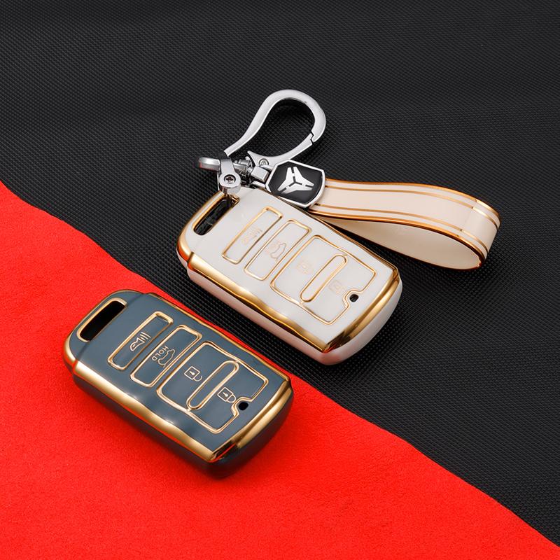 4 Butoane NOU TPU Husa Cheie Auto Husa Shell Fob Suport pentru KIA Cadenza Sorento K3 K5 K7 K900 Quoris Protector 2016 Accesorii