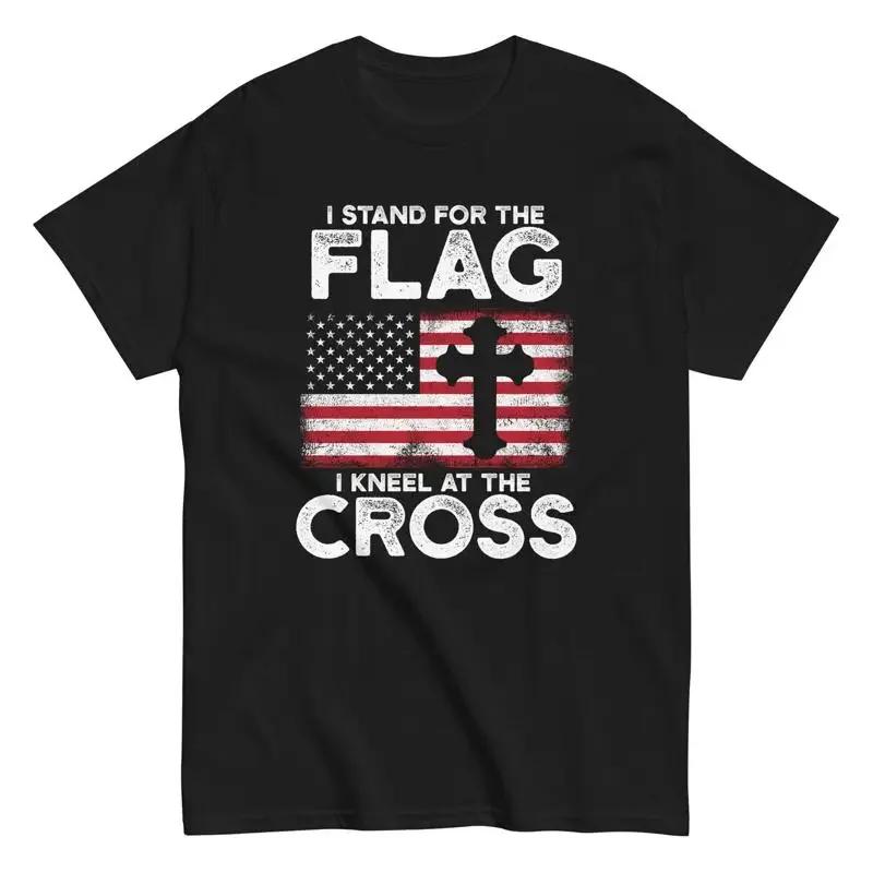 I Stand For The Flag Kneel At Cross T Shirt