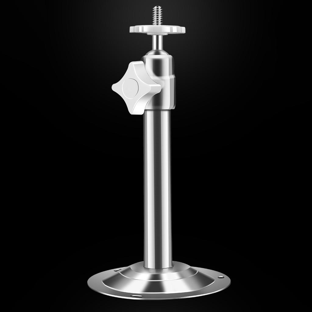 Stainless Steel Weatherproof Wall/Ceiling Mount Camera Bracket with 360Degree Rotation for Indoor and Outdoor Use