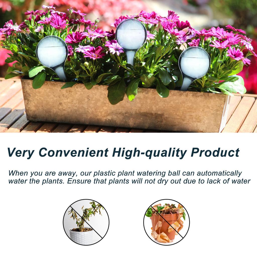 12 Pack Plant Watering Globes Self Watering System PVC Self Plant Watering Glo