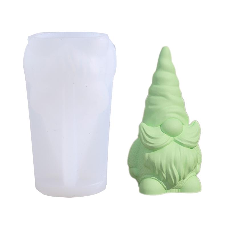 DIY Crystal Dropping Glue Mold No Face Dwarf Decoration Molds Christmas Gnome Silicone Mould Versatile Epoxy Resin Mold