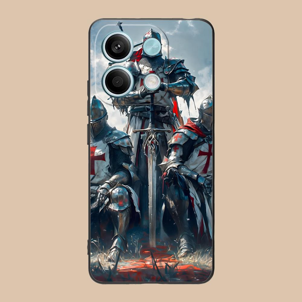 Tempelritter Handyhülle für Xiaomi 15 14 13 12 Mi 11 T Ultra Lite Pro S X 5G Bunte Druckabdeckung Luxus-Handys