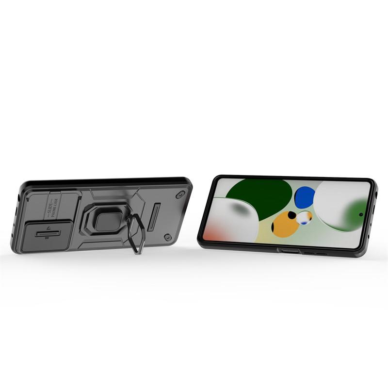 For Xiaomi Redmi Note 12 Pro Case Slide Camera Phone Case Xiaomi Redmi Note 12 Pro Plus 5G Shockproof Armor PC TPU Back Cover