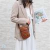 Vintage Soft Leather Crossbody Bags Rivet PU Women Messenger Shoulder Bag Small Female Handbags Phone Purses Black and Brown
