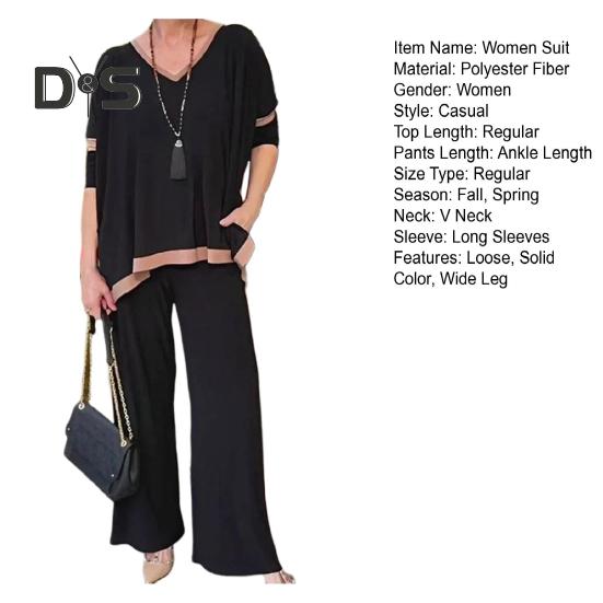 Женский комплект из 2 предметов: топ и брюки — фото 12