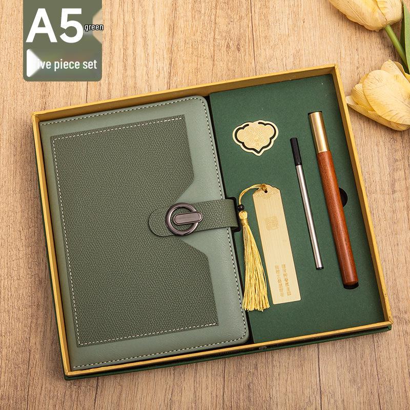 Luxury Business Notebook Gift Set with Custom Logo - Ideal for Company Meetings