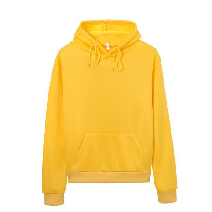 

Осень/Зима 2020 Бархатная толстовка с капюшоном, стандартный размер, однотонный верх 2XL