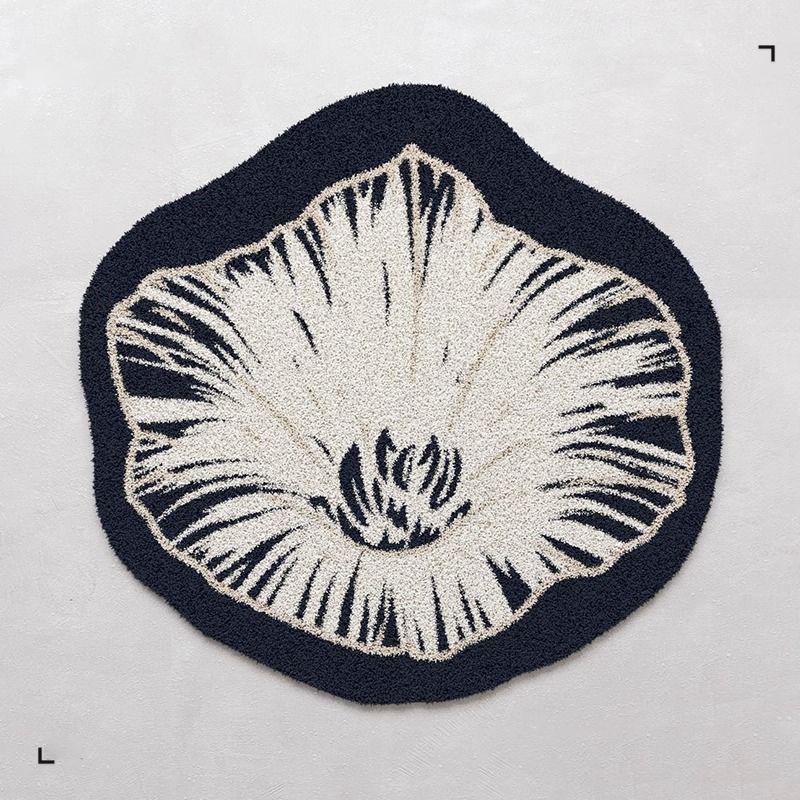 Style Flower Special-shaped Sofa Carpet Living Room Water-absorbent Non-slip Coffee Table Blanket Home Easy Care