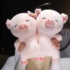 Cute Cape Pig Plush Toy Soft Stuffed Animal Doll For Kids Sleeping Companion And Girls Backpack Keychain Pendant