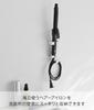 Yamazaki Wall Hair Iron Holder for Drywall X D6 X Includes Drywall Tweezers and Wood Screws Tower Series (Yamazaki Industries) (White, W5.5 H13.7cm) -