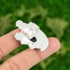 Natural African Amethyst Gemstone Promise Bird Purple Adjustable Ring 925 Silver