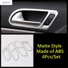 Car Inner Door Pull Doorknob Handle Hand-clasping Bowl Cover Trim Accessories Interior For Volkswagen VW Tiguan MK1 2008 - 2015
