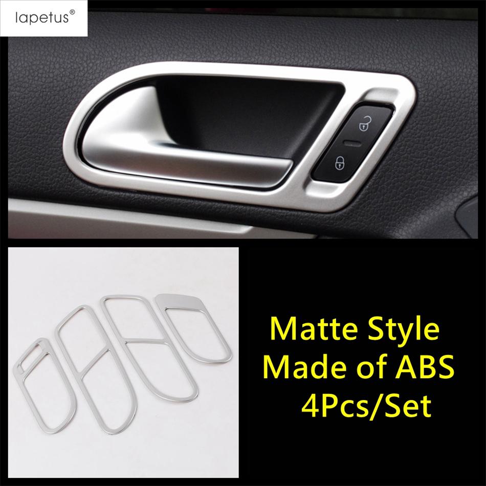 Car Inner Door Pull Doorknob Handle Hand-clasping Bowl Cover Trim Accessories Interior For Volkswagen VW Tiguan MK1 2008 - 2015