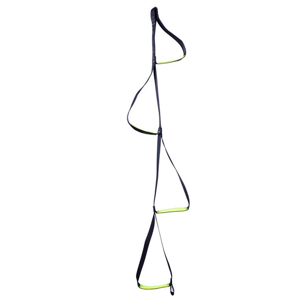 Utomhus Hängande Repstege Platt Steg Uppstigningsrem för Bergsklättring Klippklättring