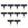 10Pcs Copper Atomizing Nozzles 8/11mm Adjustable Gardening Atomizing Nozzle with Tee Pipes for