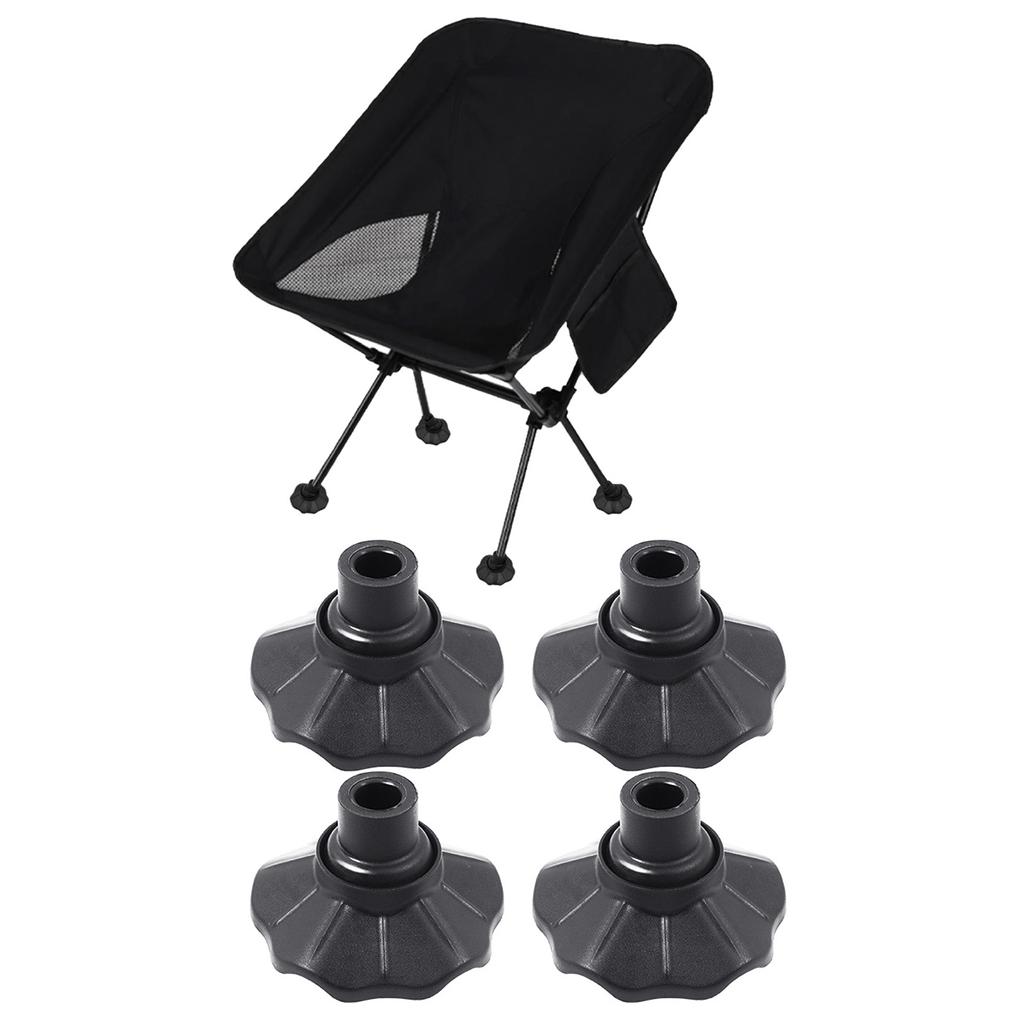 4 Piezas Cubre Patas de Silla Protector de Suelo Muebles Patas para Mesa Silla de Camping Protector de Suelo Cubre Patas de Silla de Camping