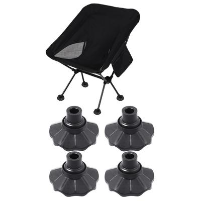 4-teilige Stuhlfußabdeckung, Bodenmöbelschutz, Beine für Tisch, Campingstuhl, Bodenschutz, Campingstuhl-Fußabdeckungen