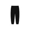 FILA Solid Color Loose Casual Pants Men bottoms Black F11M229810F-BK
