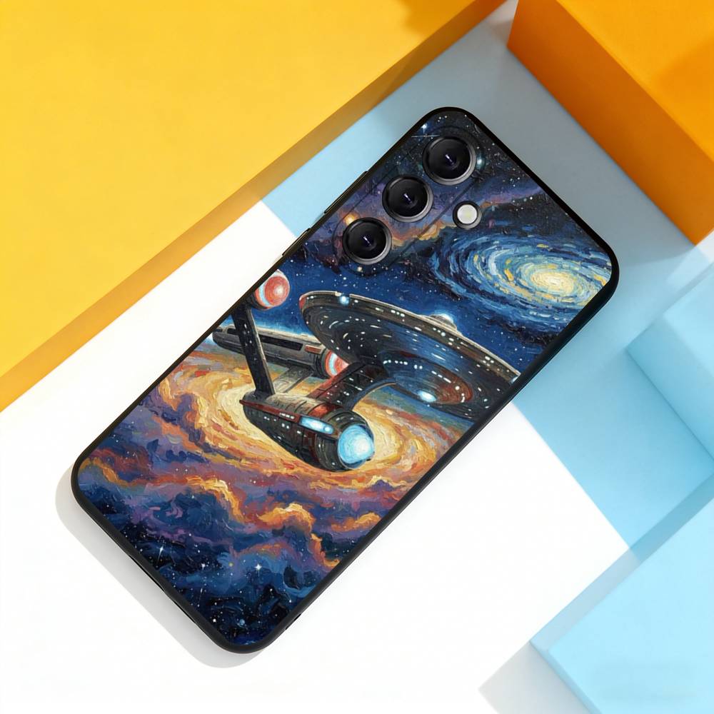 S-Star-Trek S-Ships Cool For Samsung Galaxy A 22,71,53,52,51,72,73,5G,Note,J7,8,9 Phone Case Soft Black Cover